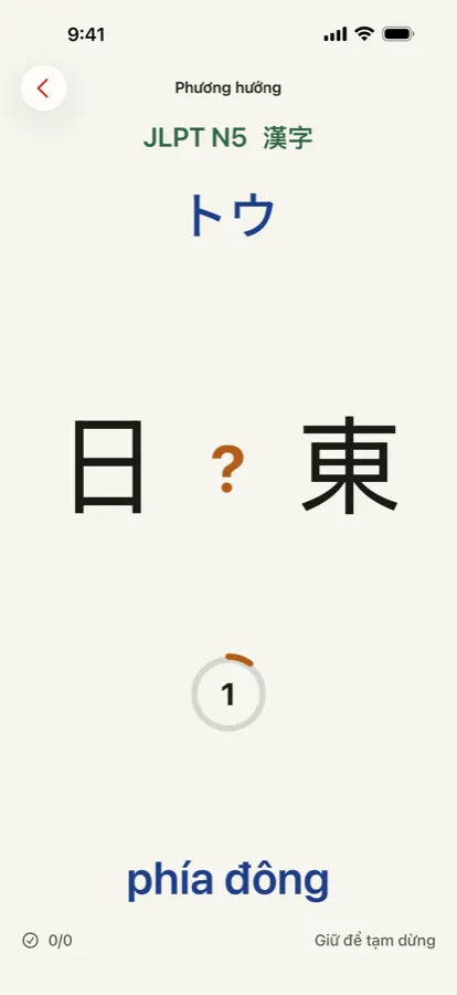 Trả lời trước khi vòng tròn chạy hết