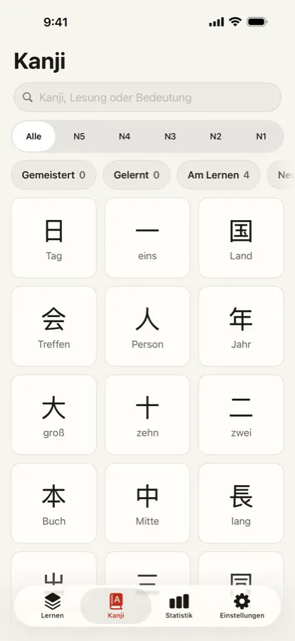Alle Kanji